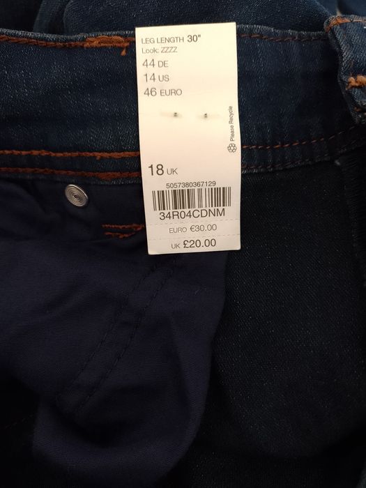 Blugi denim evazați ușor elastici