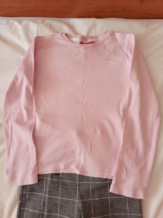 Дънково яке и блузка puma