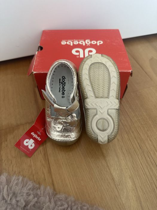 Pantofi noi din piele pentru copii, marimea 21
