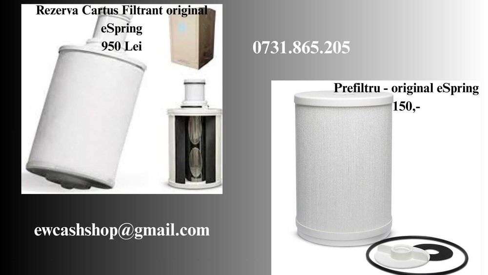 Rezerva Cartus Filtrant pt filtru apa eSpring - original