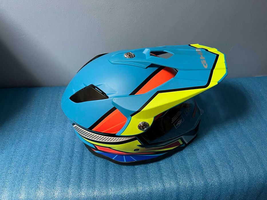 Casca Moto Enduro Cross ATV Cu Geam  Cagula Cadou