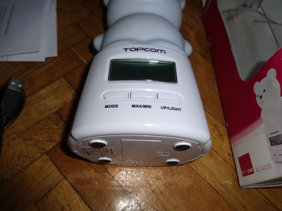 -40 % Reducere,TOPCOM KL4330,Lampa LED+Ceas+Termometru+Alarma,pt.Copii