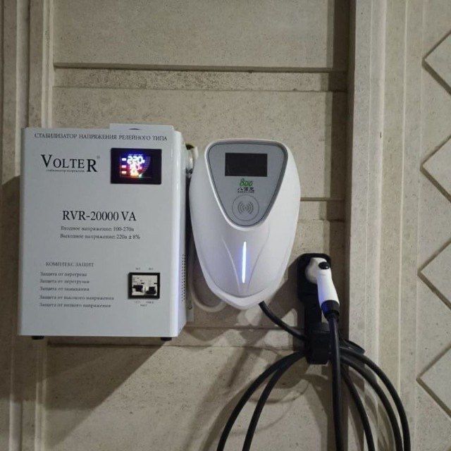 Установка зарядные станции