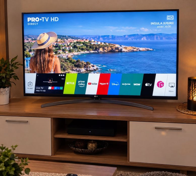 140 Cm LG Smart 4k uhd hdr WebOS. 55uj635v. Am și Alte Mărimi Mărci Disponibile.