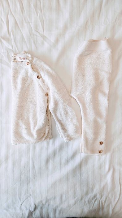 Лот зимни бебешки дрешки HM, Zara, Mark&Spencer, 2-6 месеца