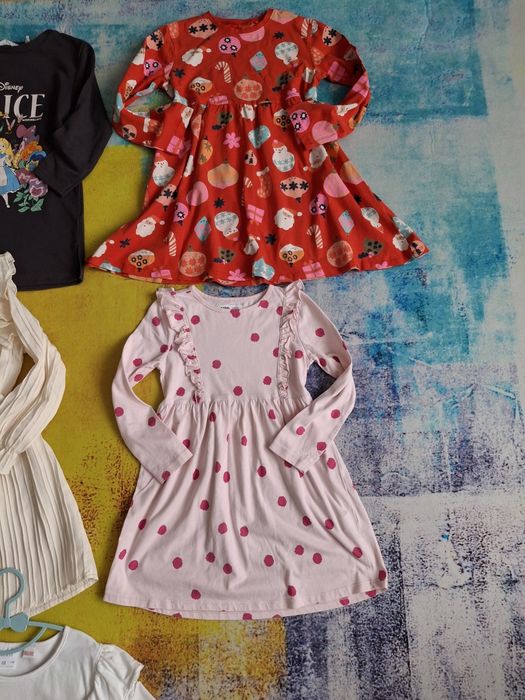 Lot 110-116 cm rochii fete Zara Next