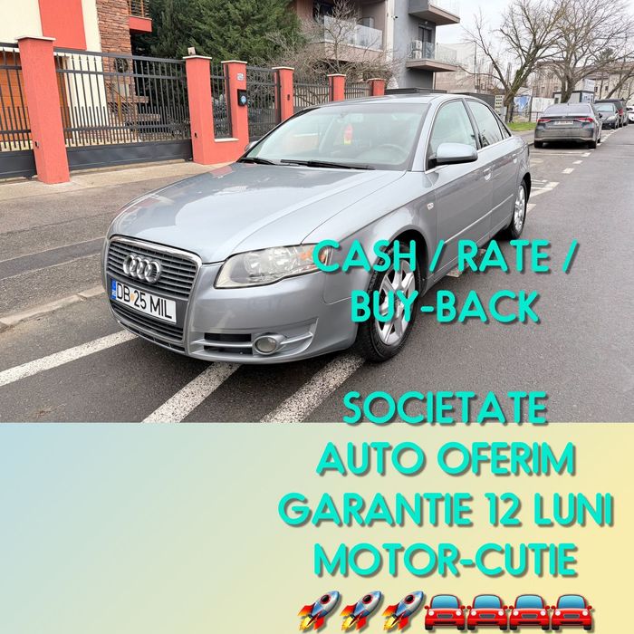 Audi A4 Audi A4 B7 2.0 TDI 140 CP • Euro 4 •2007 • Garanție 12 luni