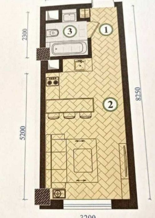 Сдам квартиру иностранцу‼️Яккасарайский район Глинка, Аэропорт
