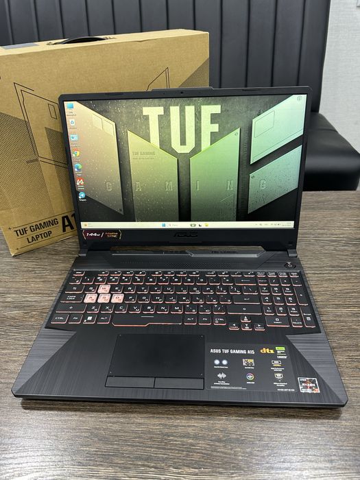 мощный 12-ядерный ноутбук Ryzen 7, Asus Tuf Gaming A15, RTX 2050 4GB