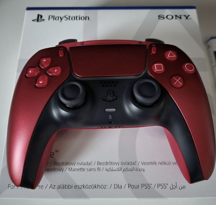 Оригинален джойстик - контролер - controller PS5 - Volcanic Red