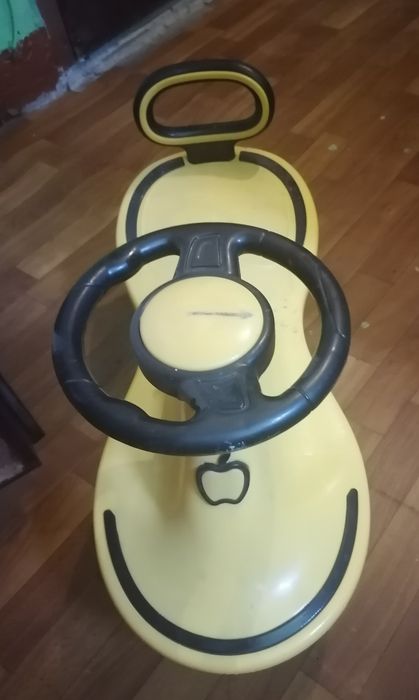 Детский велосипед с ручкой, толокар