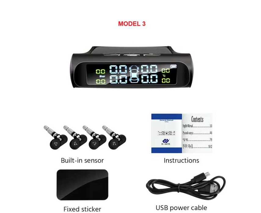 Sistem de monitorizare a presiunii aerului din anvelope TPMS