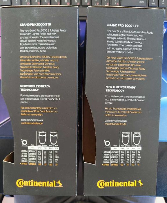 Шосейни гуми Continental Grand Prix 5000 S TR Folding Tire - 32-622