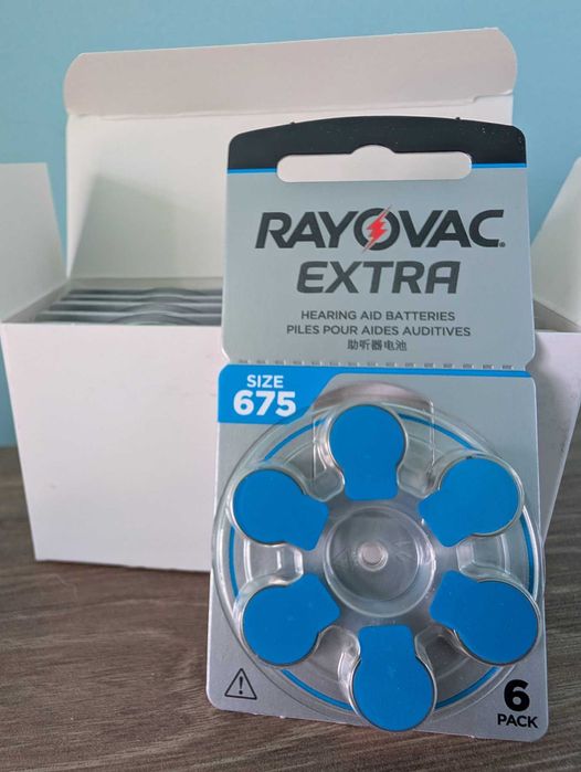 Батерии за слухов апарат Rayovac 675 – нови, срок 2030