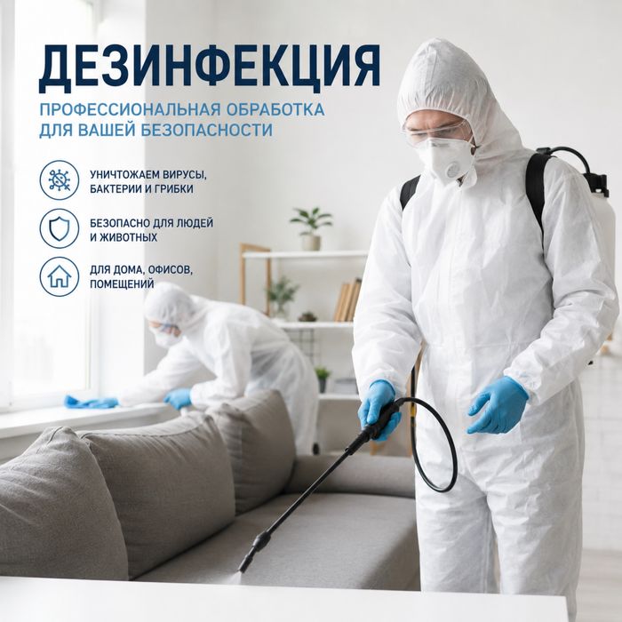 Дезинфеквия и дезицекция.