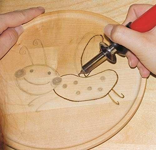 пирограф, електрически с 9 накрайника, печати, гравиране, Германия