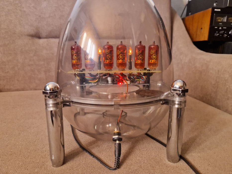 Ceas cu tuburi nixie ( 6 digiti )