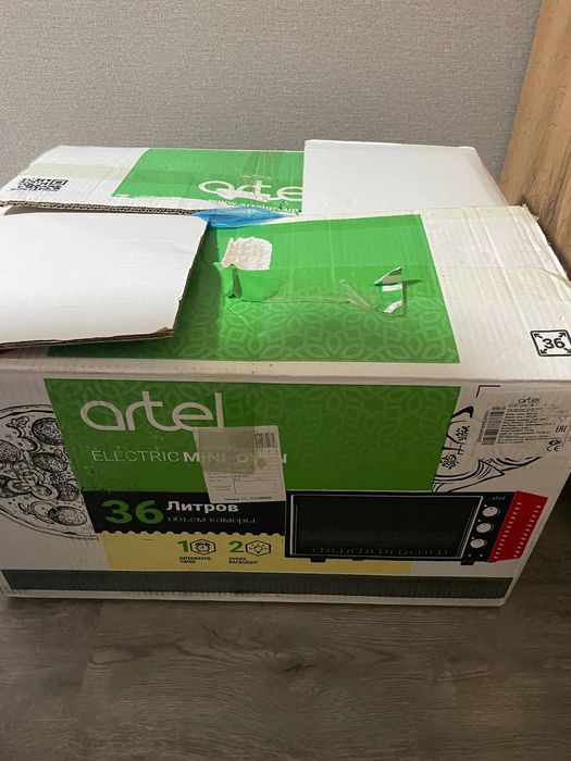 Мини-печь электрическая Artel 36 л, новая
