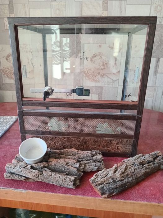 Террариум стеклянный.