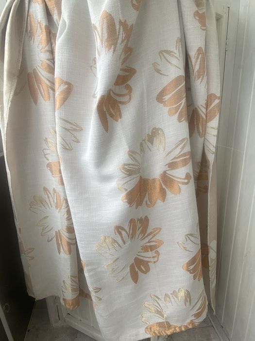 Шторы льняные б/у