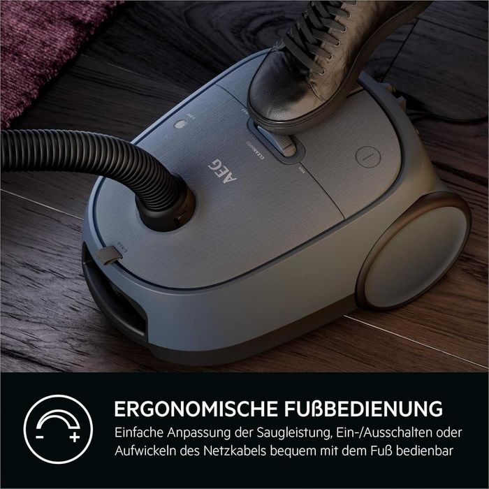 Прахосмукачка AEG CLEAN 6000 с торба 850 W, AB61C2DBS