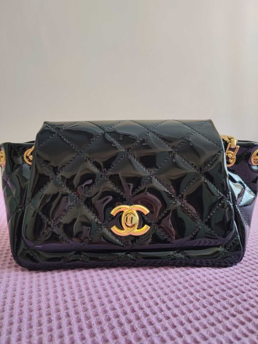 Черна чанта CHANEL оригинална турска имитация