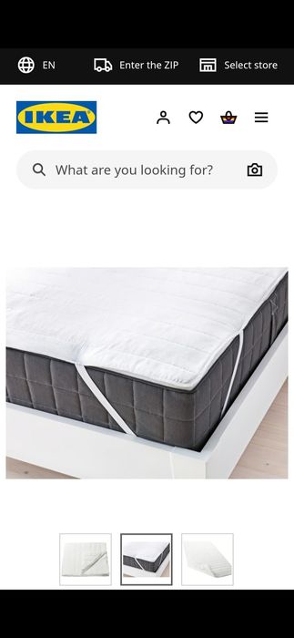 Наматрасник-топпер IKEA Angsvide 80×200