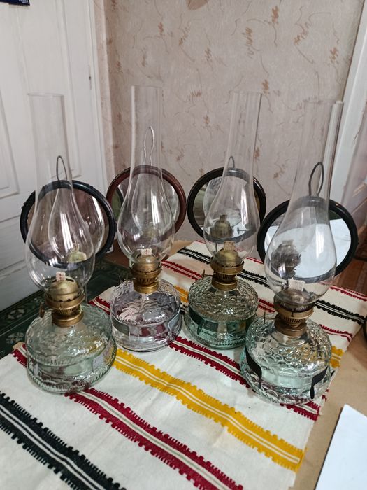 Стари газени лампи - 4 броя