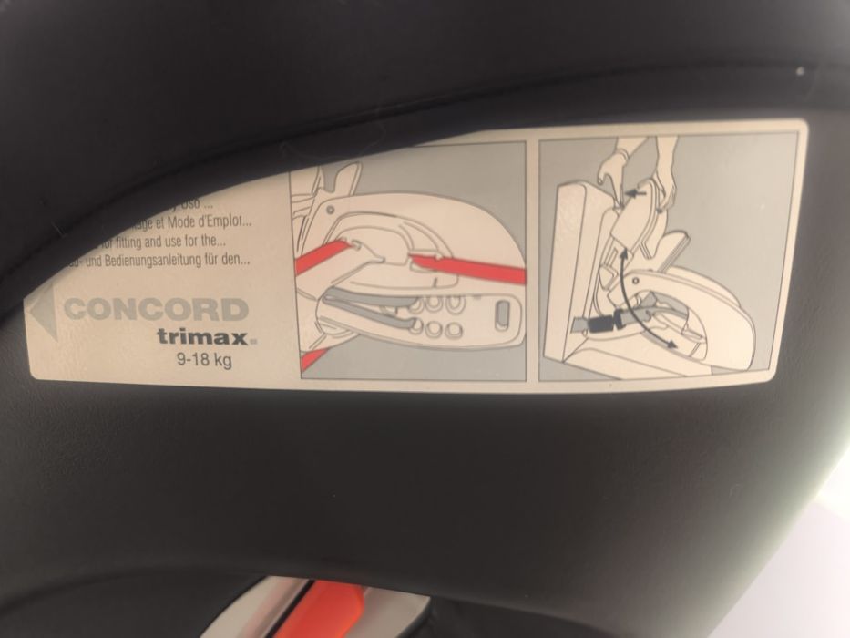 Столче за кола Concord trimax 9-18 кг