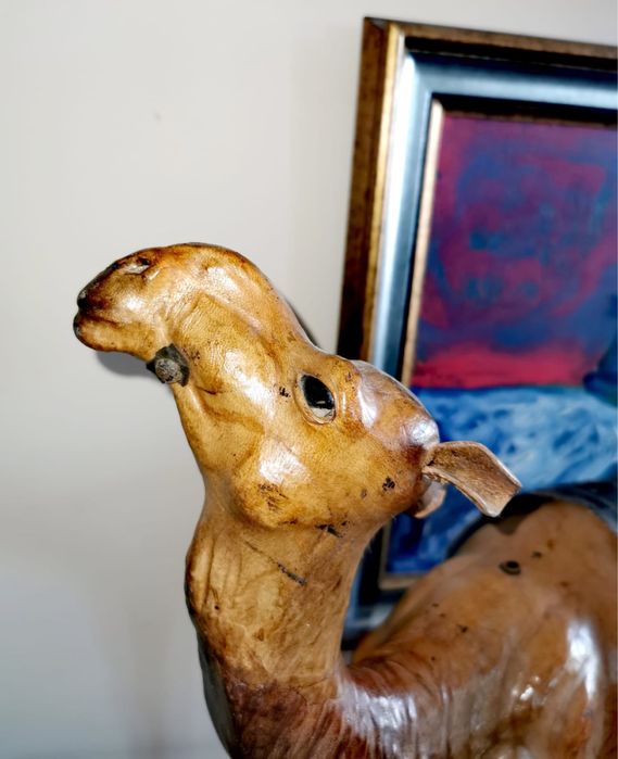 Камила фигура статуетка кожена скулптура голяма реалистична супер !