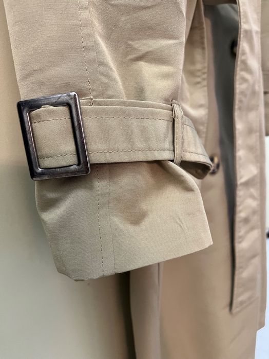 Trench nou, marimea 34, kaki deschis, supradimensionat