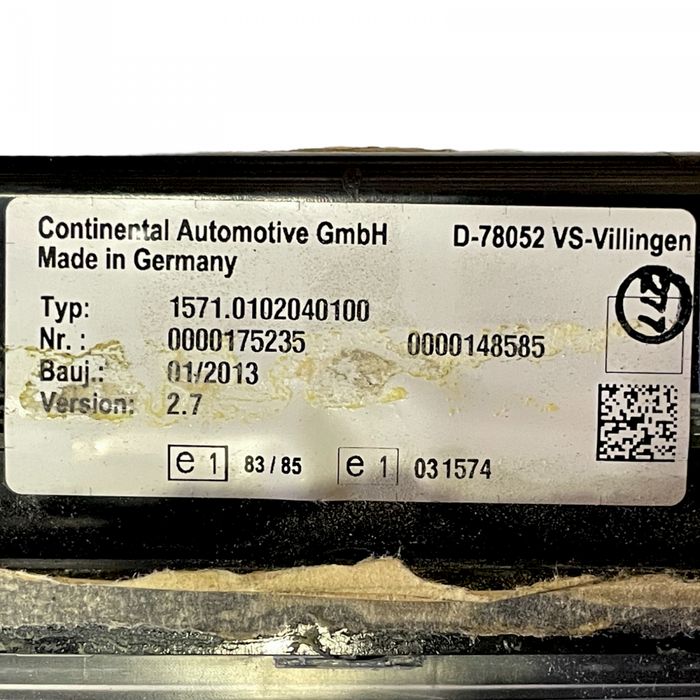 15708401000 Ceas de bord CONTINENTAL AUTOMOTIVE Urbino, Alpino, Vacanza (1999-) SOLARIS