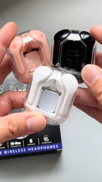 Simsiz quloqchin, displey va mikrofonli va shovqinni kamaytiradi. Ultr