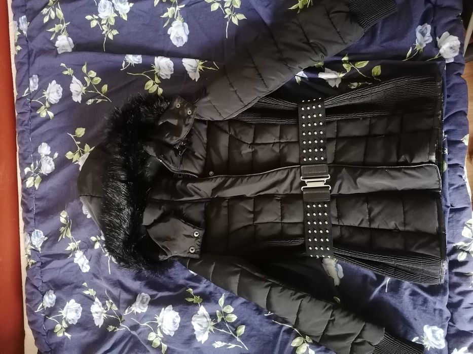 Зимно дебело яке с колан