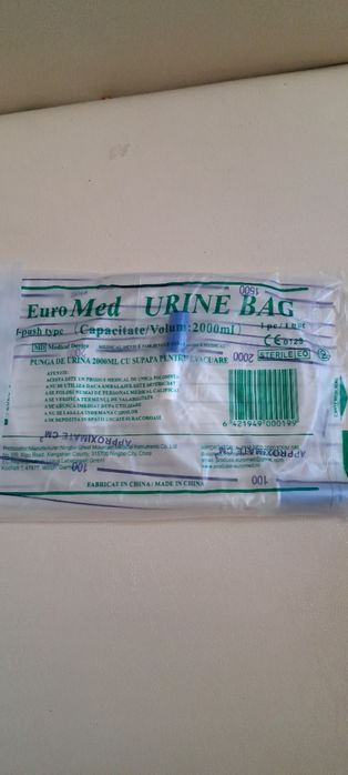 Pungi urinare sterile 2000 ml