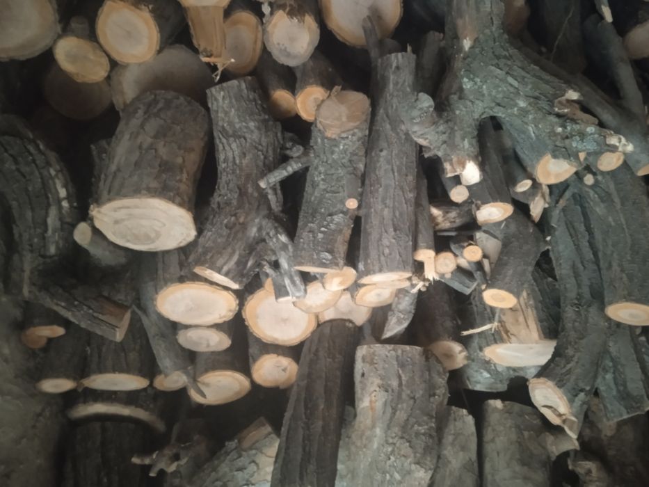 Дрова сухие садовые пеньками