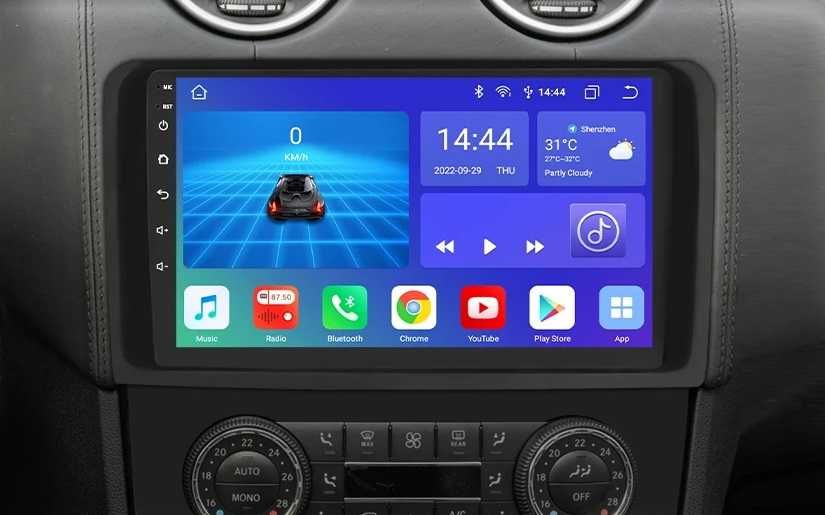 Мултимедия 9" Android 14 за MERCEDES ML W164 GL X164 CARPLAY DSP RDS