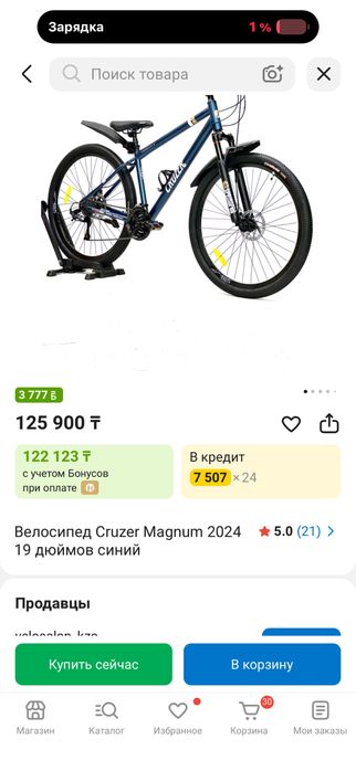 Велосипед Cruzer MAGNUM