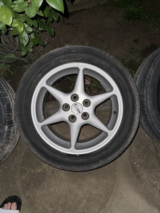 Vand 4 jante aliaj 16” 5x110 cu caucicuri pe ele si un set c. 17”