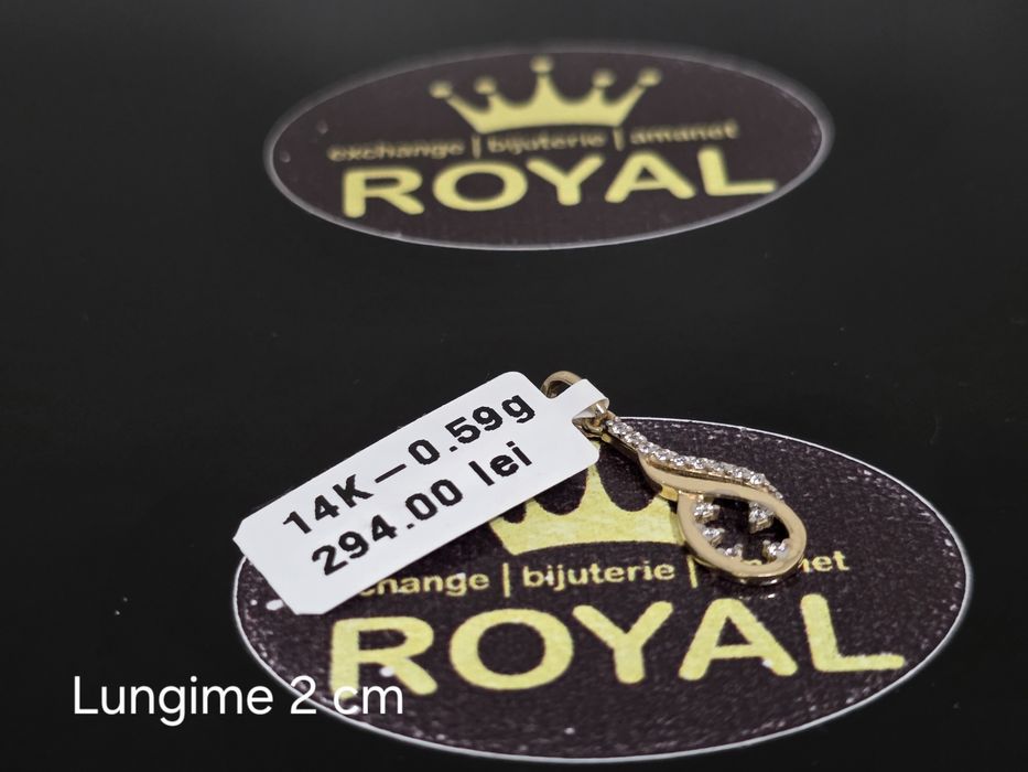 Bijuteria Royal: Pandantiv aur 14k/0.59 gr