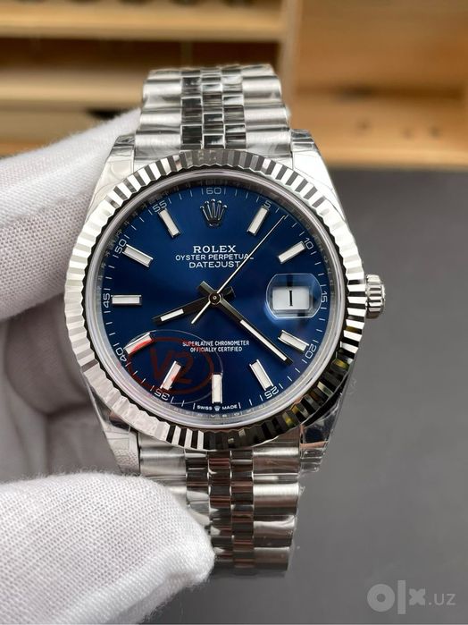 Rolex datejust blue dial
