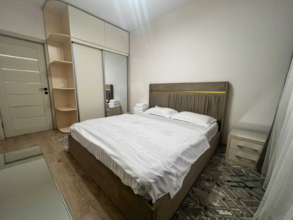 3-комн в Olmazar City | 2 кровати + TV 55" |Только Семейным |Посуточно