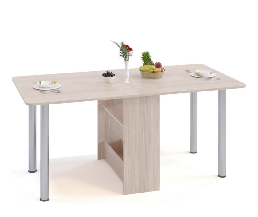 Книжка стол Ножки хром Раскладной стол хит продаж