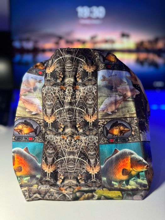 Căciuli pescuit cu model năluci/crap/colaj 3D – unisex, noi