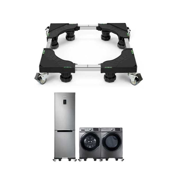 Suport pentru masina de spalat,aragaz,frigider cu 8 picioare si 8 roti