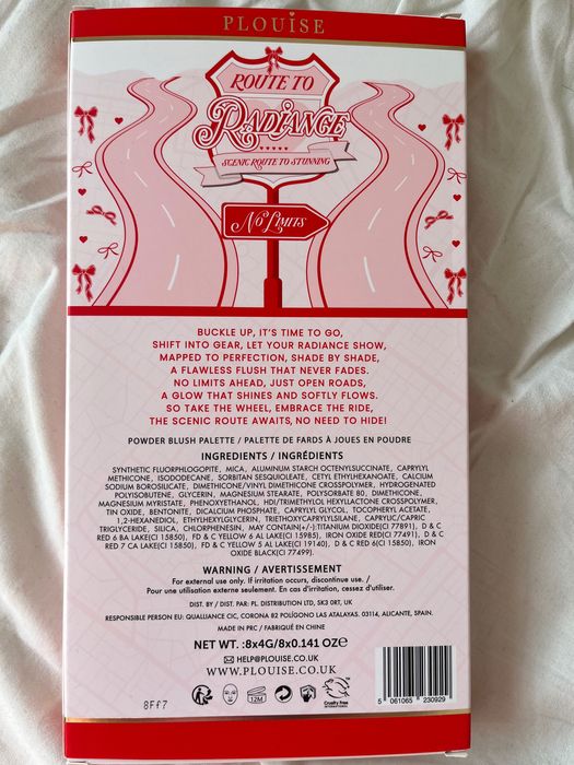 Paleta de blush + highlight Plouise UK editie limitata NOUA