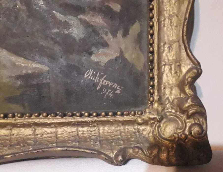 Tablou autentic pictura in ulei pe panza de Olàh Ferencz