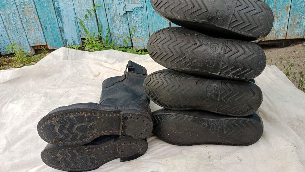 Валенки с галошами и сапоги б/у