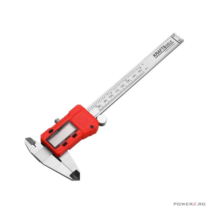 Subler electronic, 0 - 150 mm, afisaj LCD, Kraft