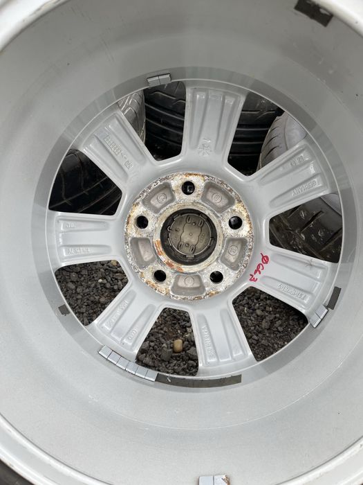 Jante aliaj 5x112 audi a4 a5 a6 cu anvelope de vara 225 55 16